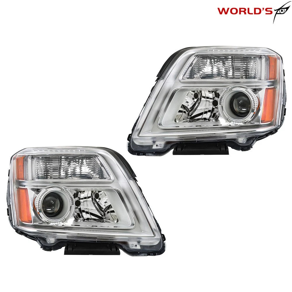 Set of 2 Headlight Projector Halogen for GMC Terrain (2016–2017)