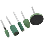 Set of 5 Rubber Grinding Heads Jewelry Shank Diameter 3mm