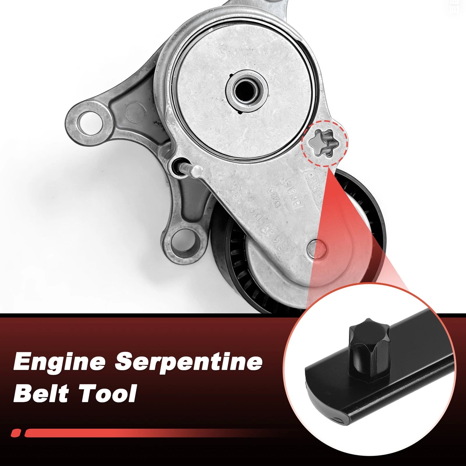 Serpentine Belt Tool for Mercedes Benz M270 Engine (JTC 4346, 270589000700)