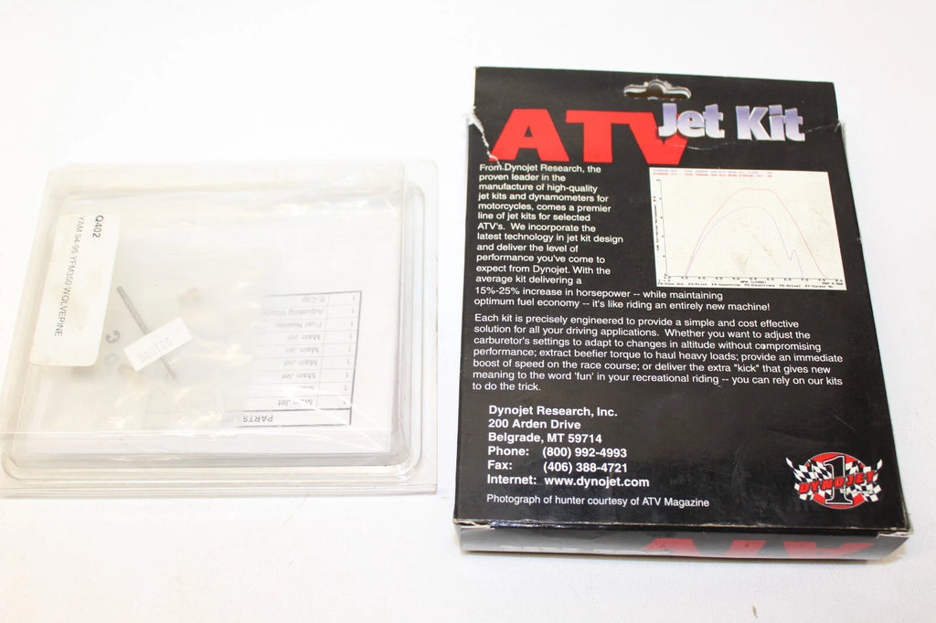 Dynojet Stage 1 Carb Kit for Yamaha YFM350 Wolverine (1994–1995) Q402.001