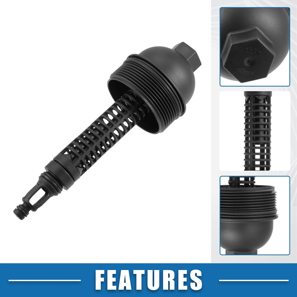 Engine Oil Filter Housing Cover Cap 11427789323 for BMW 335d E90 (2009–2011)