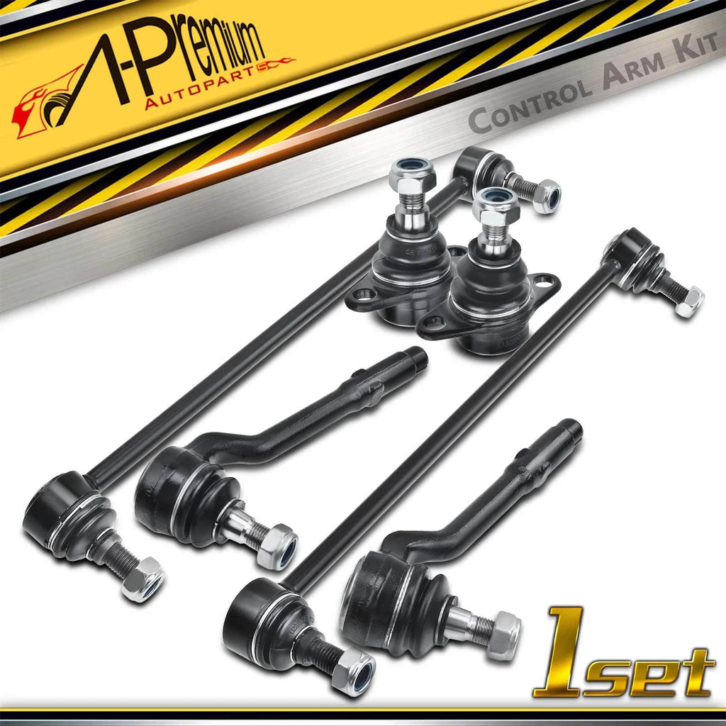 Set of 6 Front Ball Joints Sway Bar Links for BMW X5 (2000–2003)