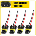 Set of 4 Headlight Wiring Harness Socket Connectors for 9006 9005