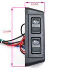 3 x Button Switch Kit for Car Door Power Window Control 12V (Fits Most Models)