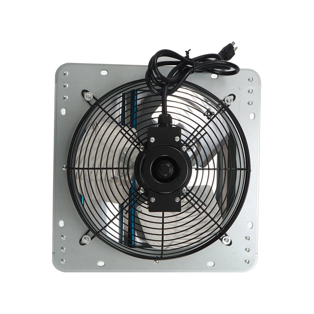 12" Wall Mounted Exhaust Fan for Garage Shop Attic (High Speed)
