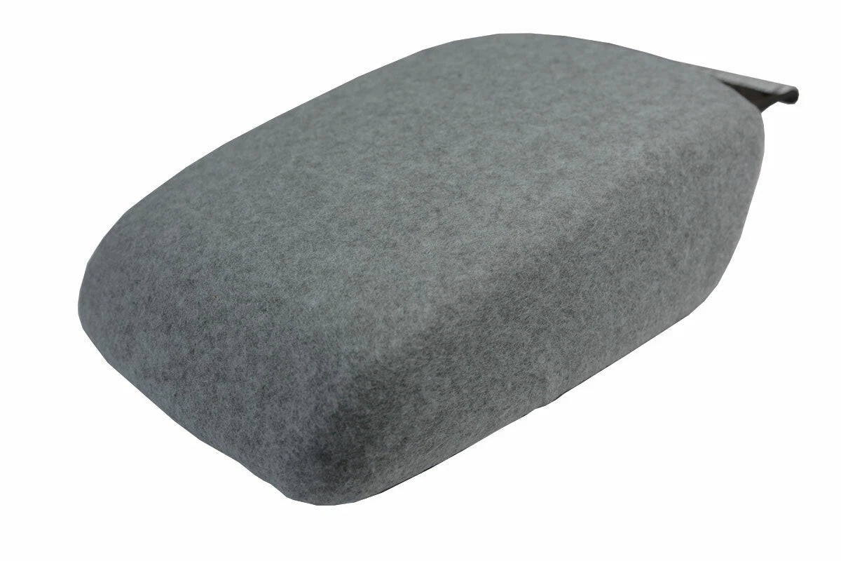 Fleece Console Lid Armrest Cover for Ford Focus (2012–2018) Gray