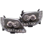 LED DRL Angel Eye Projector Headlights for Toyota Hilux (2005–2011)
