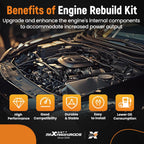 Engine Rebuild Piston Gasket Timing Kit for Hyundai Kia