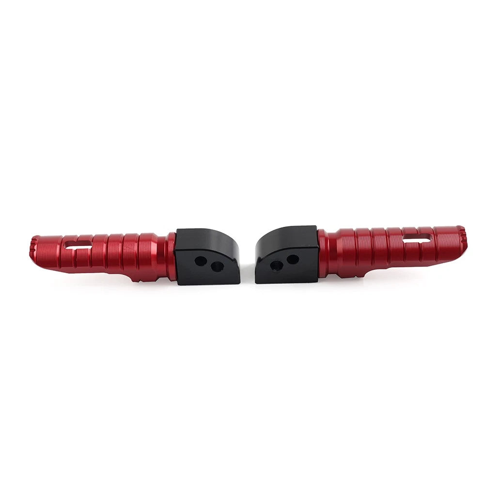 Pair Rear Footrests Foot Pegs Red for VOGE 250RR 350AC 525AC 300AC 500AC (2022)