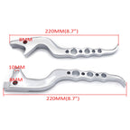 Chrome Hand Brake Clutch Levers for Suzuki Hayabusa GSXR1300 (1999–2007)