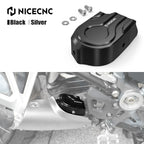 NICECNC Aluminum Silencer Flap Cover for BMW R1250GS (2019–2023)