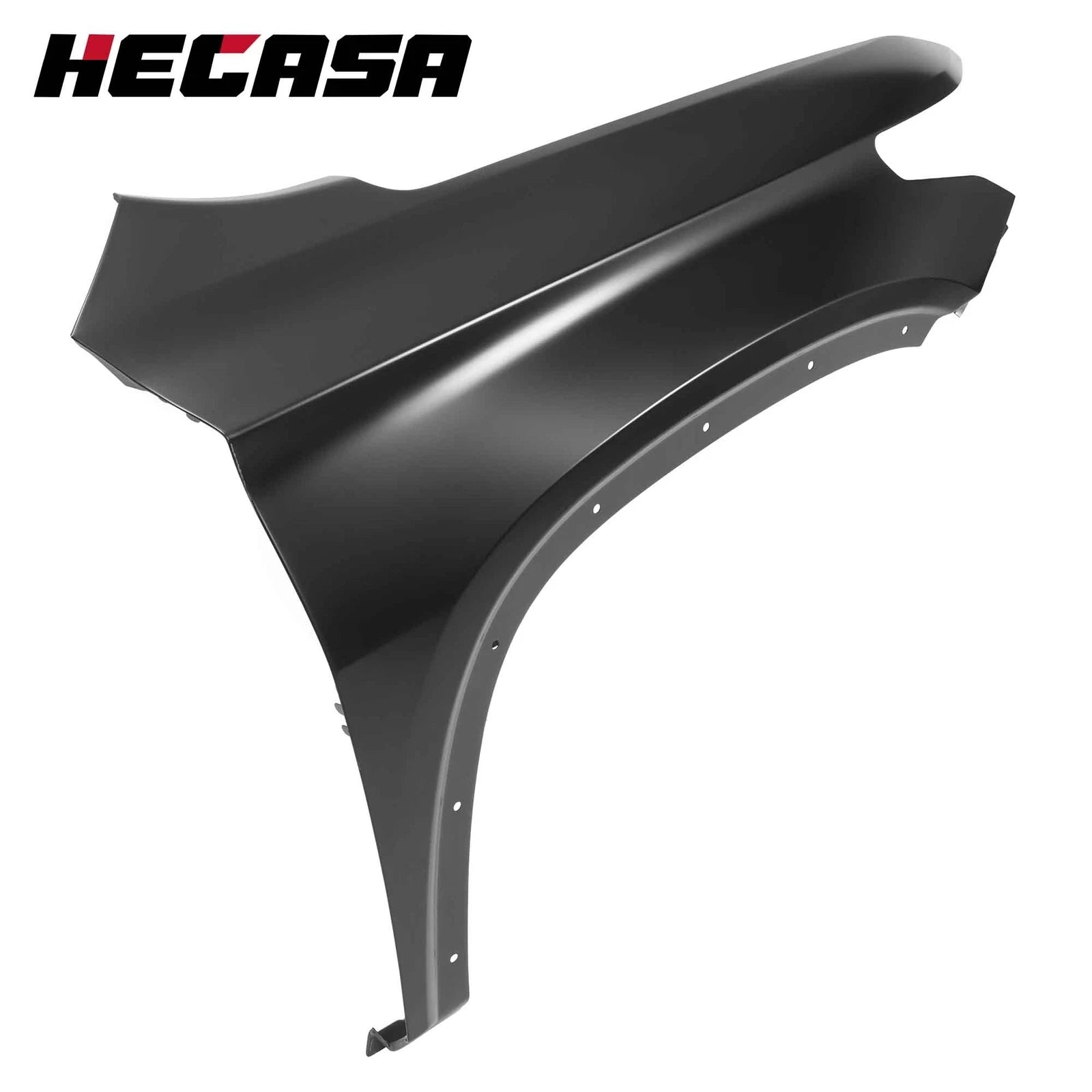 Right Side Black Steel Fender for Chevrolet Traverse (2018–2024)