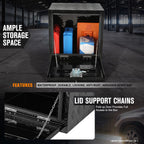 Aluminum Over-Hanging Lip Tool Box for Truck (18"x17.7"x18")