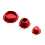 Red Ignition Cover Oil Cap Engine Plug Kit for Honda CRF250R CRF150R (2010–2017)