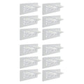 Self Sticking Shelf Bracket for Cabinets Wardrobes Bookshelves