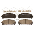 Disc Brake Pad Set for Toyota Highlander (2008–2019)