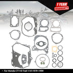 Complete Engine Rebuild Gasket Kit for Honda CT110 Trail 110 (1979-1994)