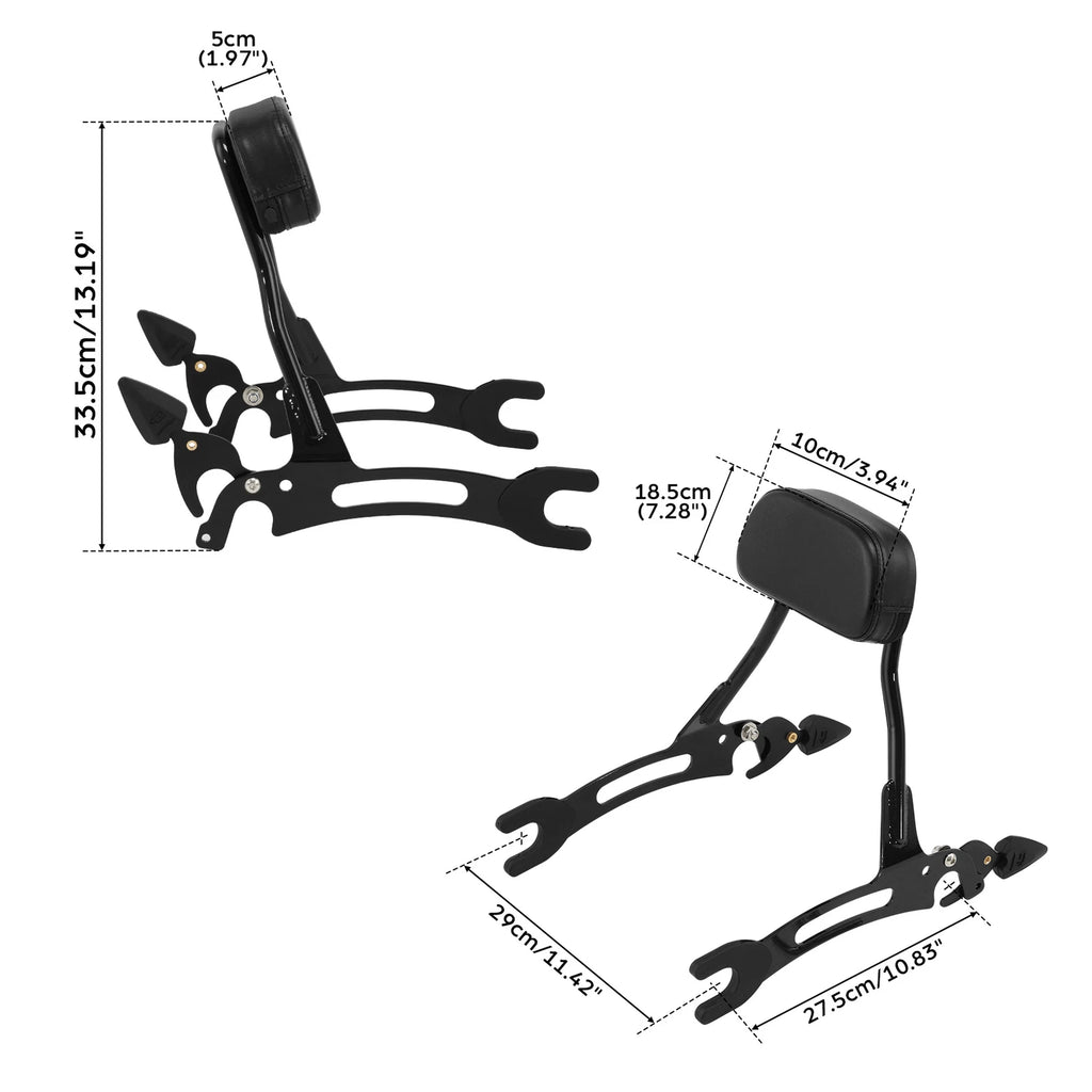 Passenger Backrest Pad for Indian Chieftain (2014–2025)