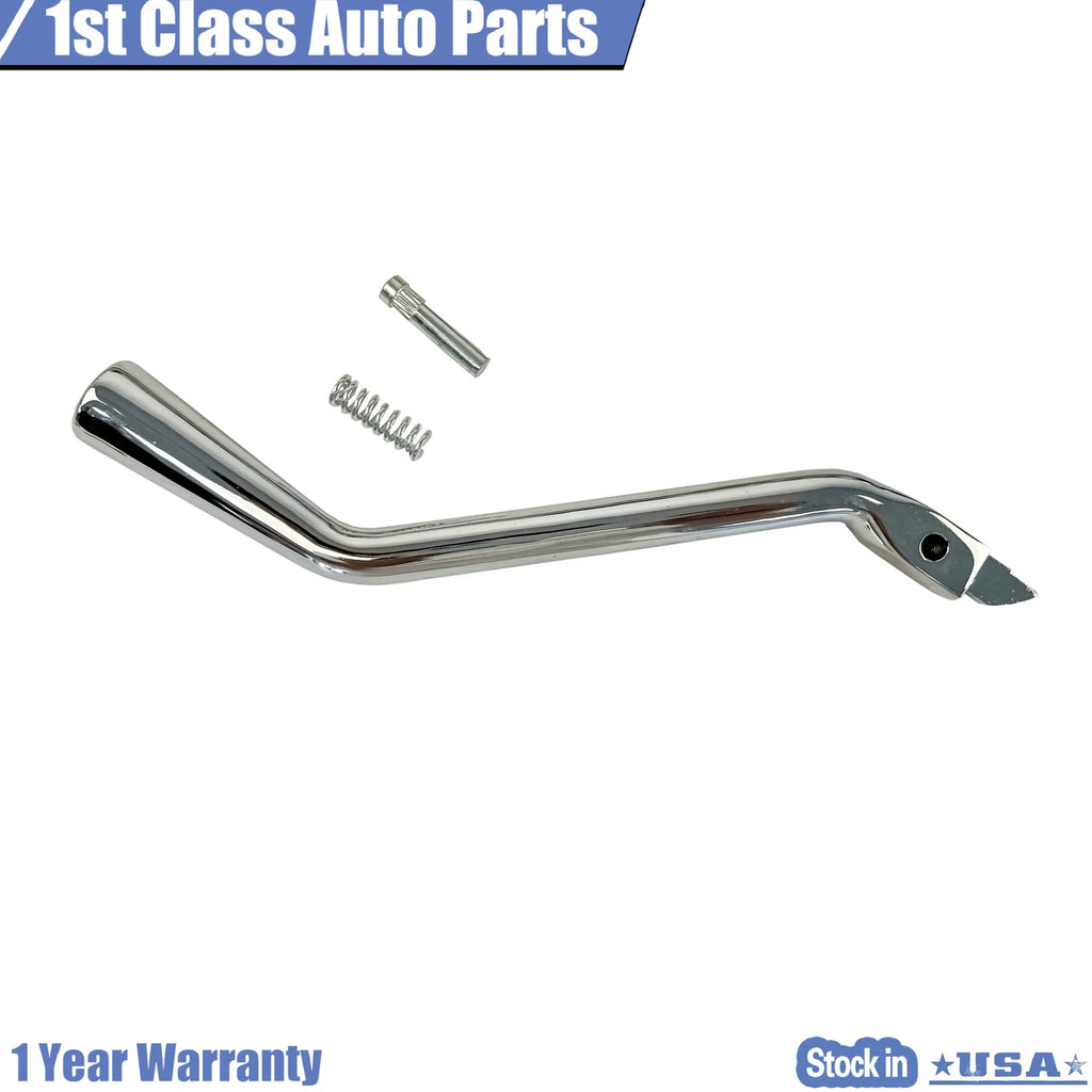 32" Chrome Column Shift Tilt Steering Column with Key & Wheel Adapter for Make Model