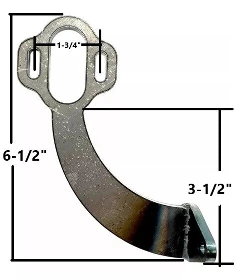 Tail Light Brackets Solid Curved Steel Replacement for Ford Model A (1928–1931)