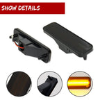 Smoked Amber LED Front Bumper Side Marker Lights for El Camino & Caballero (1982–1987)