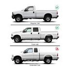 2X ABS White Roof Molding for Ford F-250 F-350 F-450 F-550 (1999–2007)