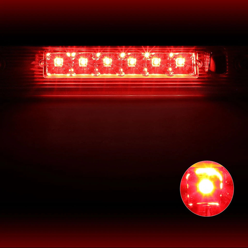 Full LED Third Brake Light for Jeep Liberty (2008–2012) - Chrome