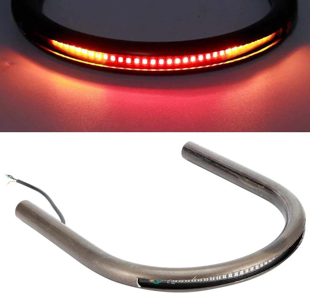 Rear Seat Frame Hoop & LED Turn Signal Lights for Honda CB, Yamaha