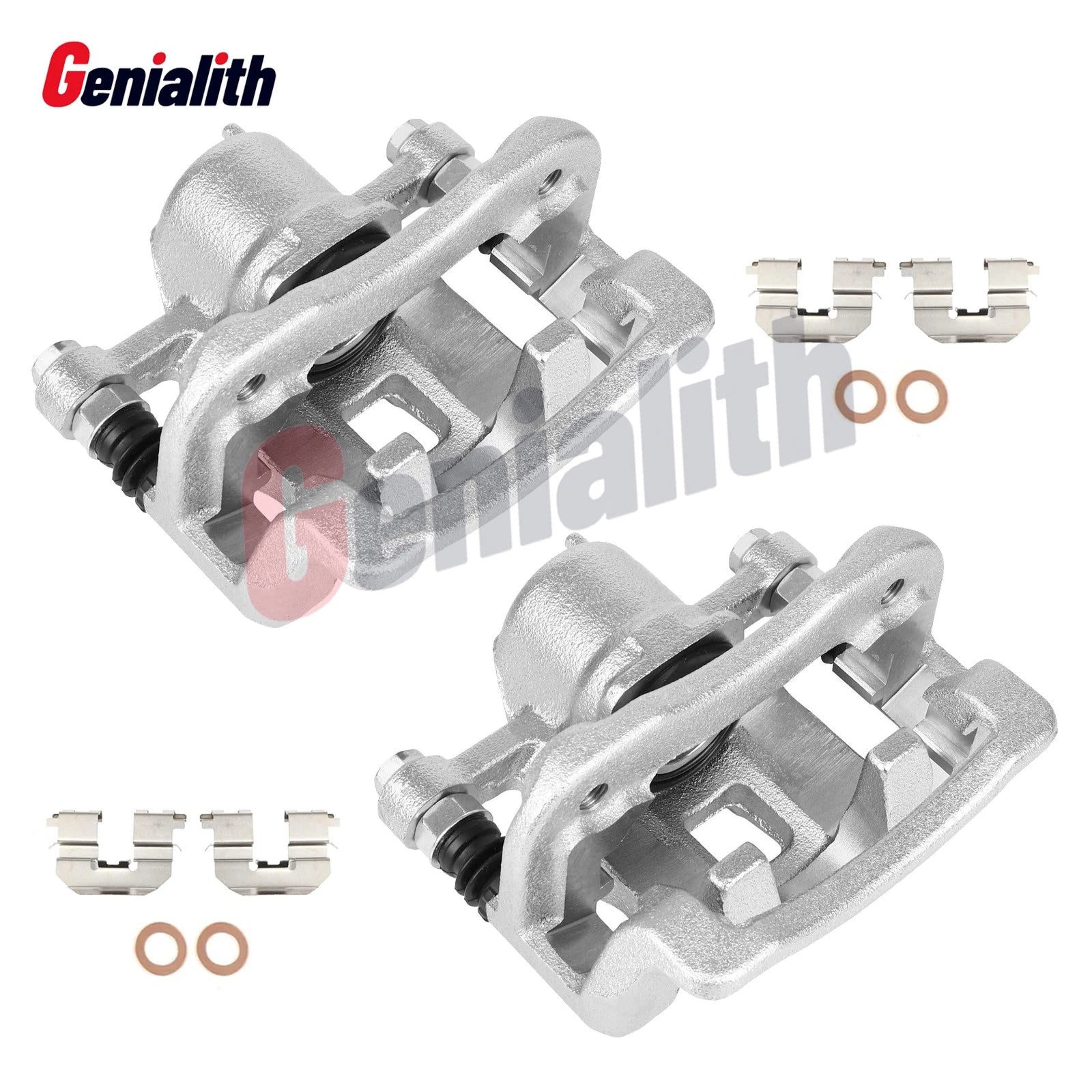 2X Rear Disc Brake Calipers with Bracket for Hyundai Sonata (2008–2010)