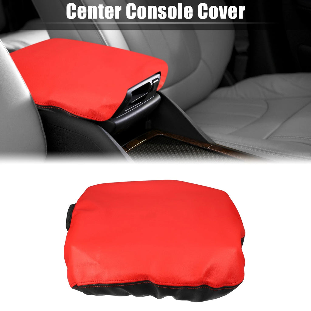 Center Console Cover Waterproof for Dodge Ram 1500 (2009–2018) Black Red 703820594871