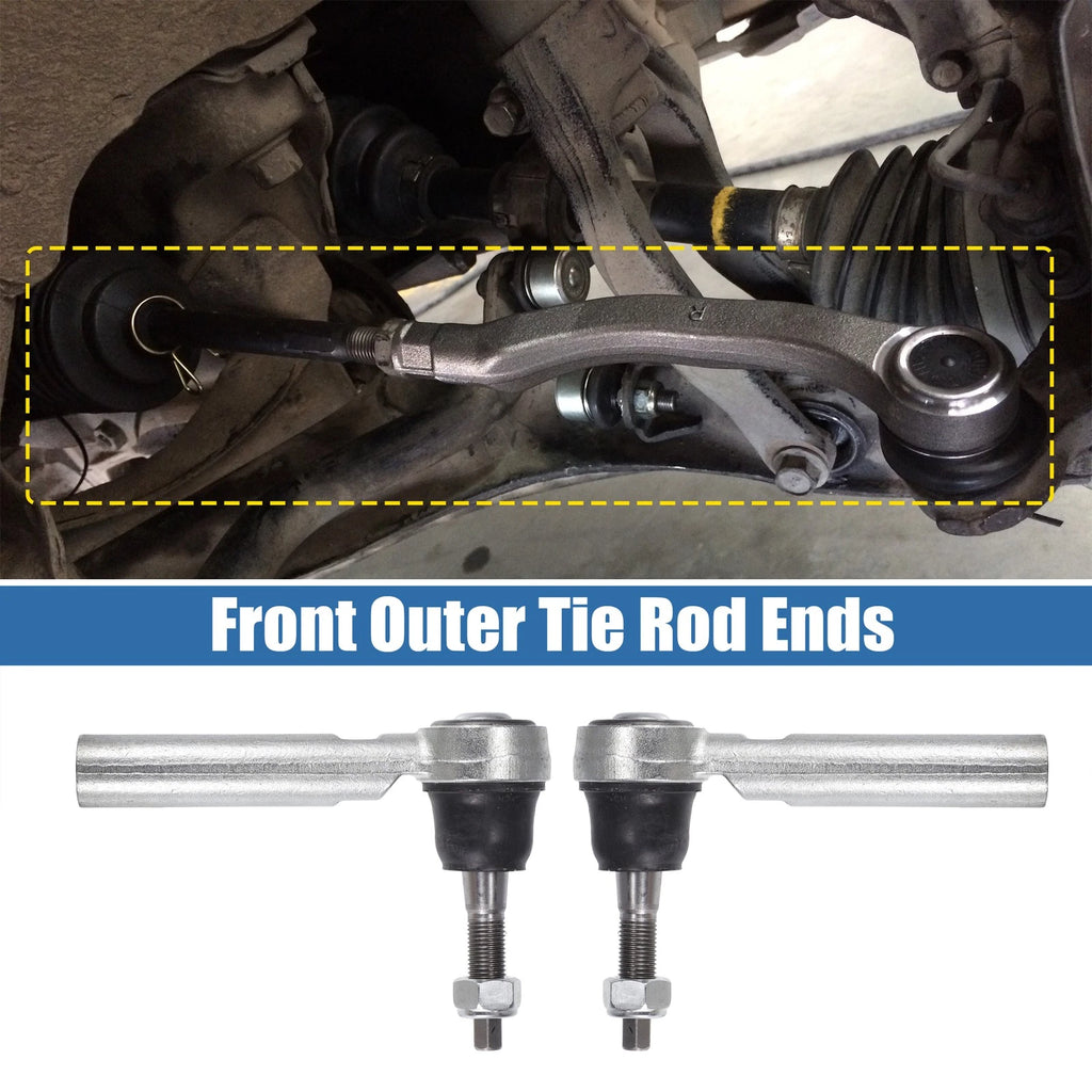 2X Front Outer Tie Rod End Links for Cadillac Escalade, Chevrolet Tahoe (2007–2014)