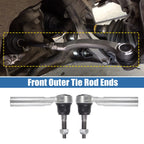 2X Front Outer Tie Rod End Links for Cadillac Escalade, Chevrolet Tahoe (2007–2014)