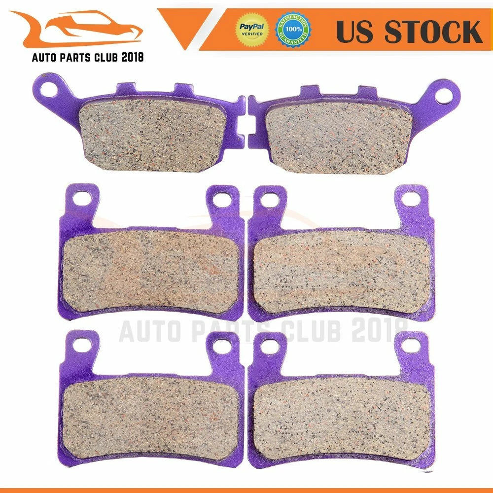 Front & Rear Brake Pads for Honda CBR600F4/F4i/RR (1999–2006)
