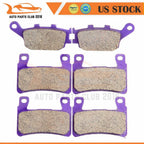 Front & Rear Brake Pads for Honda CBR600F4/F4i/RR (1999–2006)