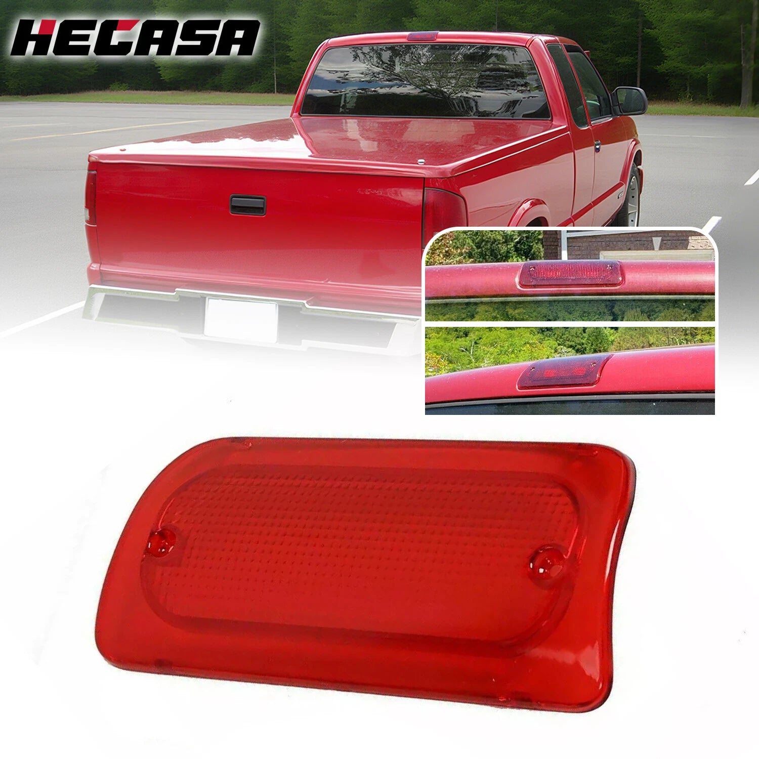 3rd Brake Light Lens for Chevy S10 GMC Sonoma (1994–2004)
