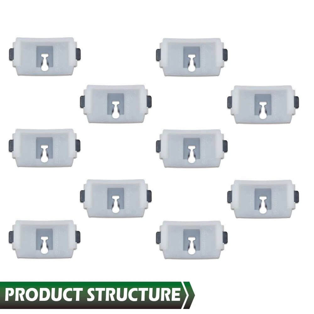 Bed Side Belt Molding Trim Clips for Ford F100 F150 F250 F350 Bronco (1973–1979)