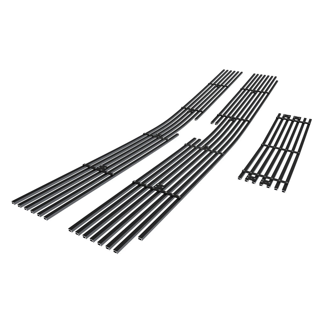 Stainless Black Billet Grille Insert for Chevy Silverado 2500/3500 (2015-2019)