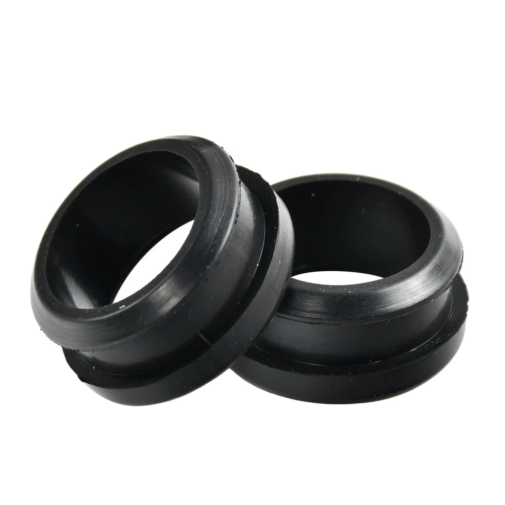 Black Billet Aluminum Valve Cover Breather with Grommets for