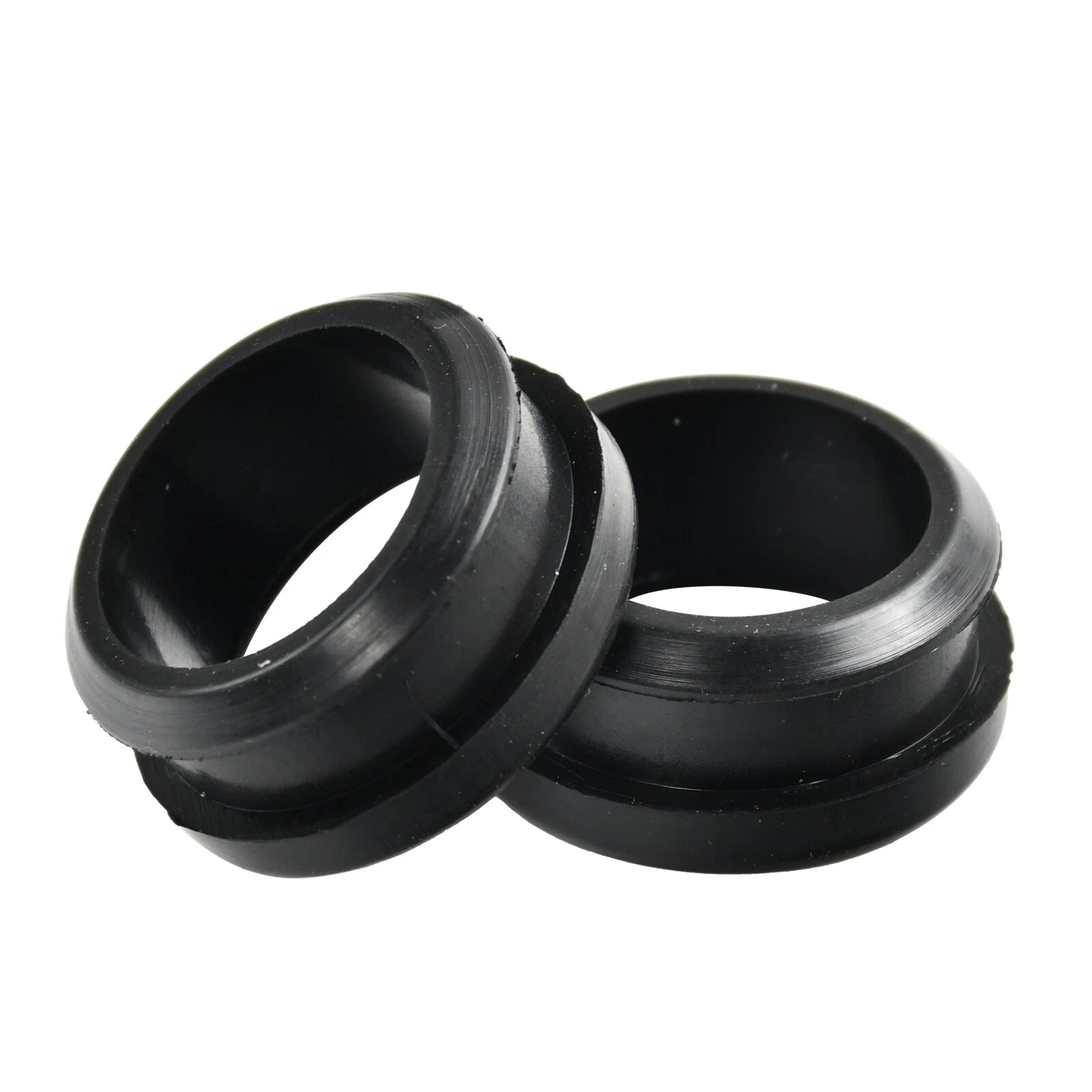 Black Billet Aluminum Valve Cover Breather with Grommets for