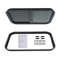 24" W*15" H Horizontal RV Window fit for RV/Camper/Trailer/Food Truck Black