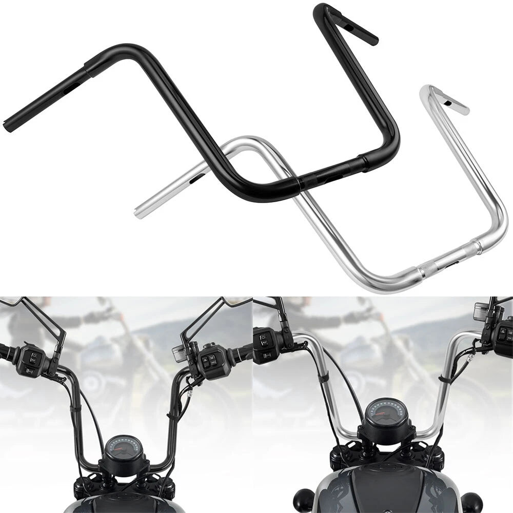 Ape Hanger Handlebar 1-1/4" for Harley Softail FXST, Road King FL (16")