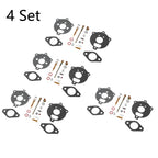 Set of 4 Carburetor Rebuild Kits for B&S 7HP 8HP Engines (394693 291763 295938)