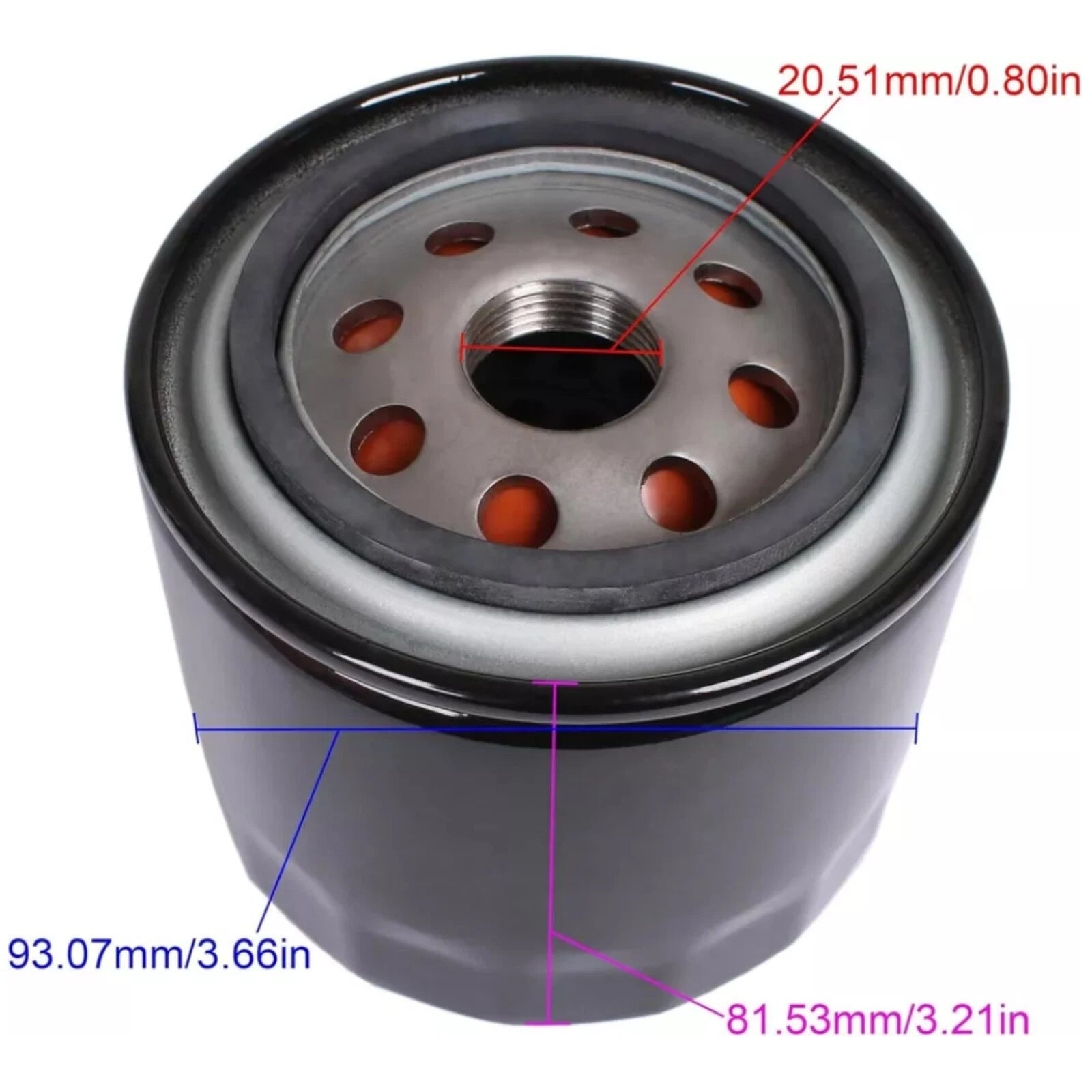 Oil Filter for Mercury Marine 75hp-115hp 150hp 4 Stroke (35-877761K01)