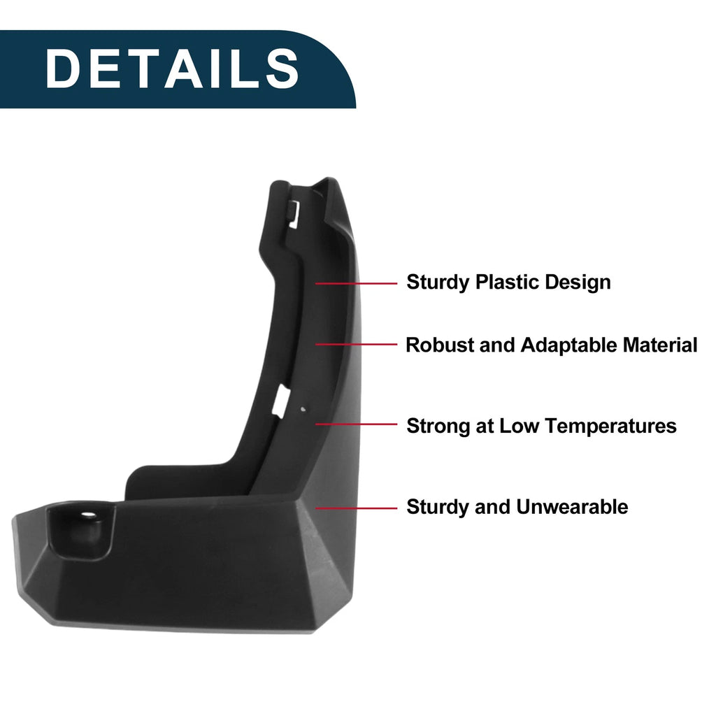 Set of 4 Mud Flaps Splash Guards for Toyota Harrier (2021–2023)