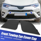 Pair Front Bumper Tow Hook Cover Cap for Toyota RAV4 (2016–2018) 532860R080