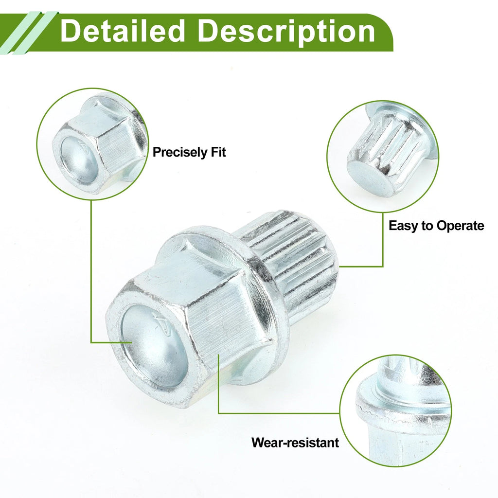 Set of 4 Wheel Lock Lug Nut Removal Key Socket 4/15PT for Audi VW