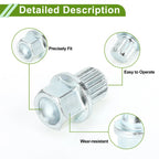 Set of 4 Wheel Lock Lug Nut Removal Key Socket 4/15PT for Audi VW