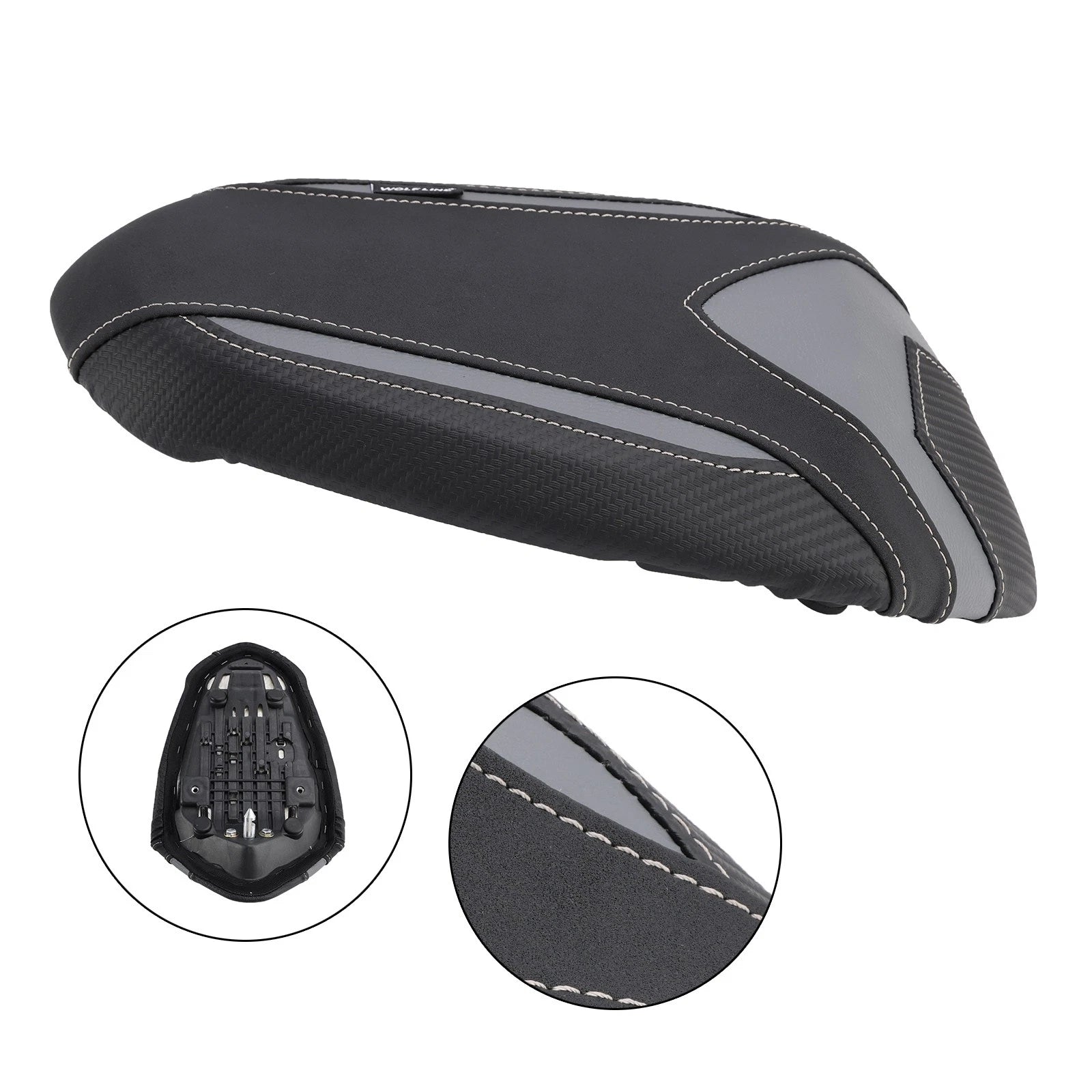 Rear Seat Passenger Cushion for Triumph Street Triple 765 S R (2019–2024)