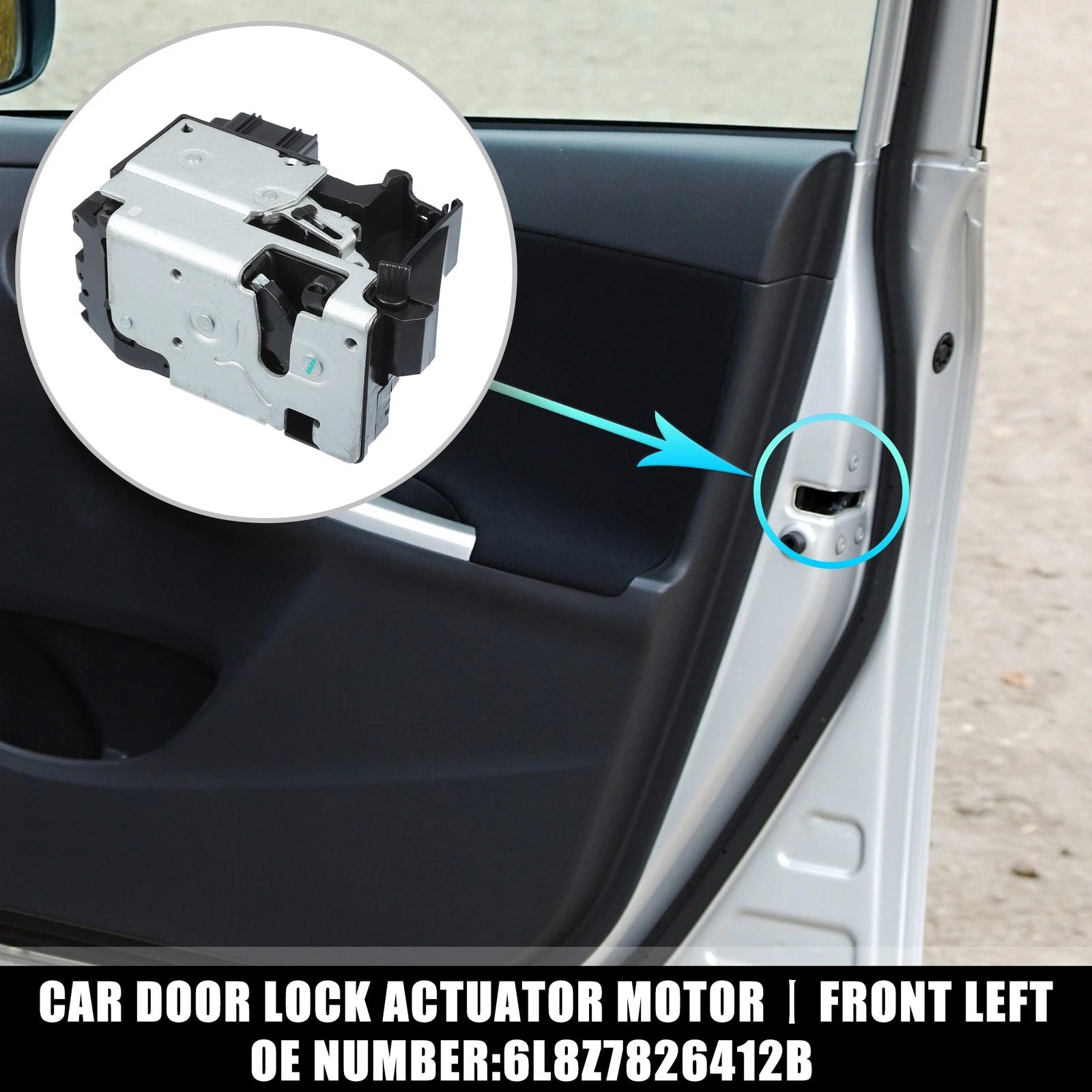 Rear Right Power Door Lock Actuator for Ford Escape (2001–2007) No.6L8Z7826412B