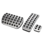 3 Pcs Manual Transmission Brake Gas Pedal Pad Cover for Mercedes-Benz 